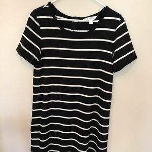 Stitch Fix | Market & Spruce Britta Striped Short Sleeve T-Shirt Dress, Medium